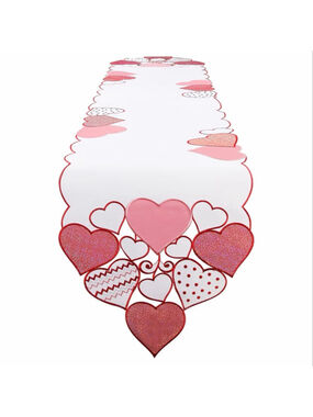 NEW Valentines Table Runner 13x70” Decor Tablecloth
